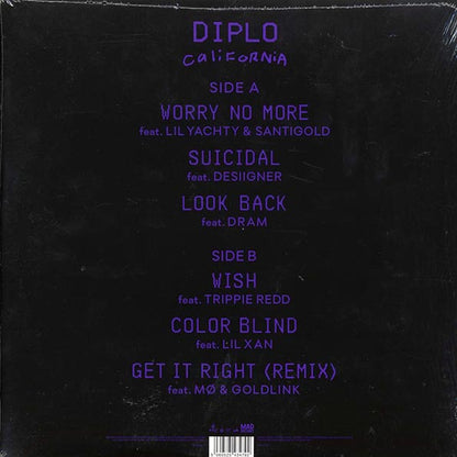 Diplo - California (purple vinyl) (LP) - PureSound Records