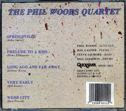 Phil Woods Quartet - Live From New York (CD)