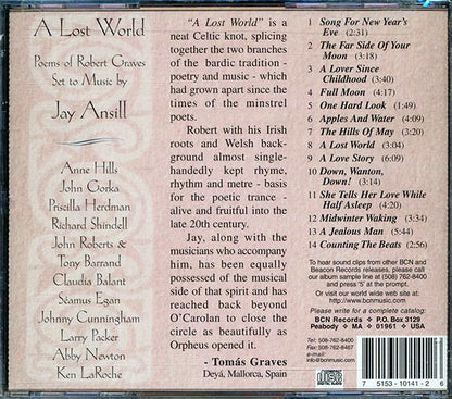 Jay Ansill - A Lost World: Poems Of Robert Graves Set As Songs (CD)