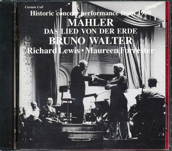 Mahler, Bruno Walter, Richard Lewis, Maureen Forrester - Das Lied Von Der Erde (CD)