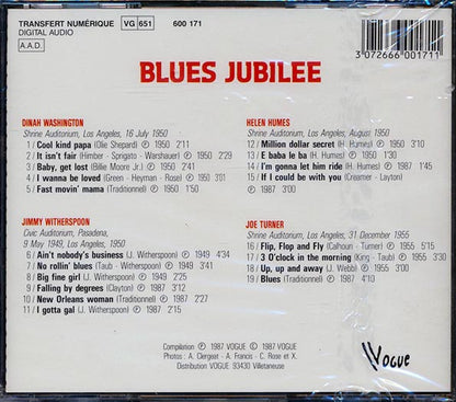 Dinah Washington, Jimmy Witherspoon, Joe Turner, Helen Humes - Blues Jubilee (CD)