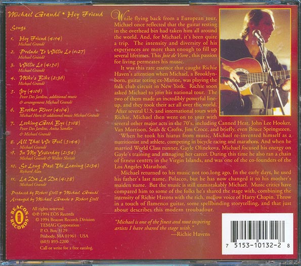Michael Grande - Hey Friend (CD)