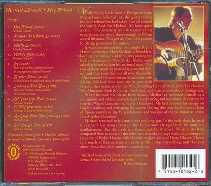 Michael Grande - Hey Friend (CD)