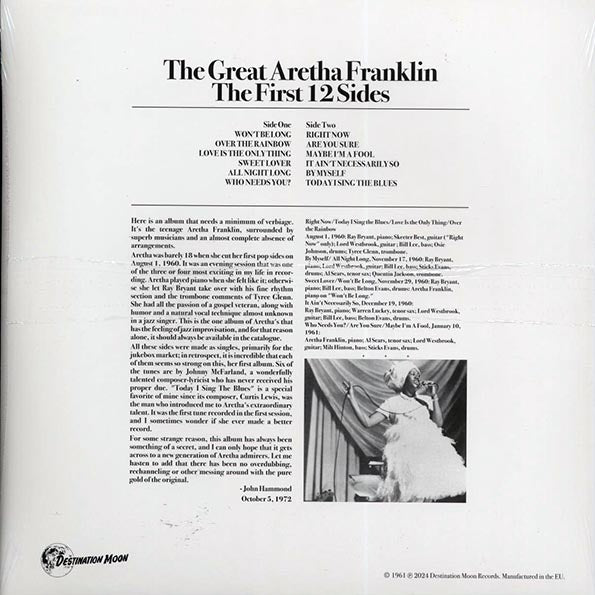 Aretha Franklin - The Great Aretha Franklin (ltd. 500 copies made) (LP) - PureSound Records
