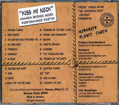Yasus Afari - Kiss Me Neck (CD)