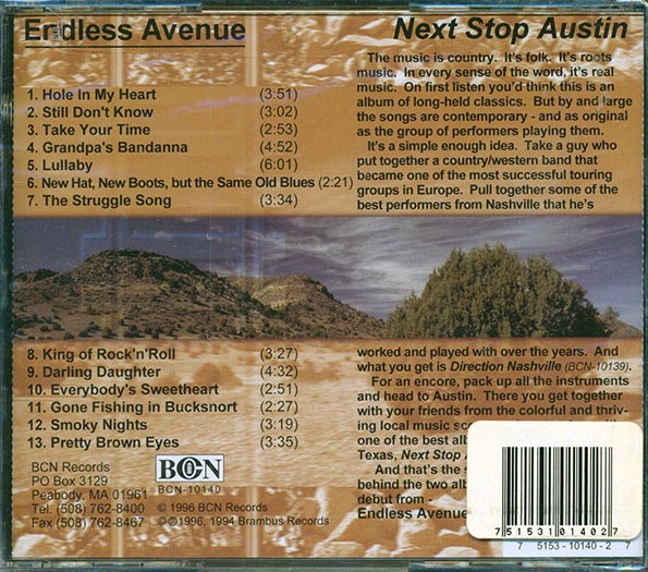 Endless Avenue - Next Stop Austin (CD)