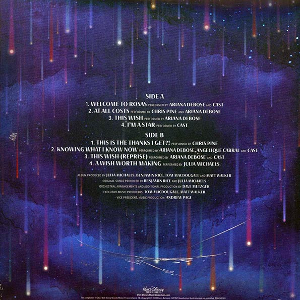 Ariana Debose, Chris Pine, Angelique Cabral, Julia Michaels - Wish: Original Motion Picture Soundtrack (LP) - PureSound Records