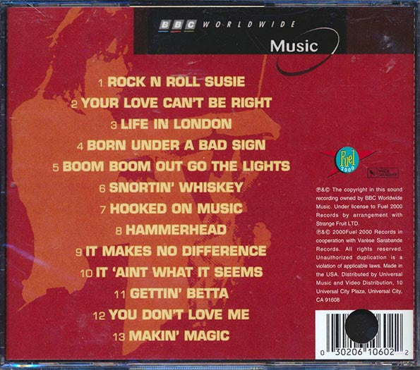 Pat Travers Band - BBC Radio 1: Live In Concert (CD)