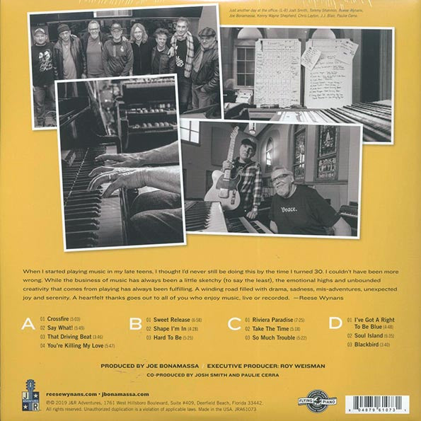 Reese Wynans & Friends - Sweet Release (2xLP) (LP)