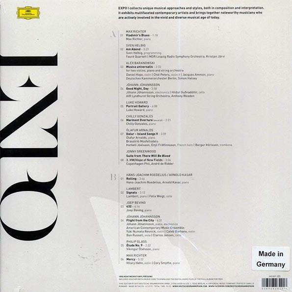 Max Richter, Sven Helbig, Luke Howard, Etc. - Expo 1 (LP) - PureSound Records
