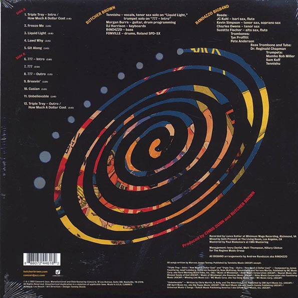 Butcher Brown, Tennishu, R4nd4zzo Bigb4nd - Triple Trey (7", LP) - PureSound Records