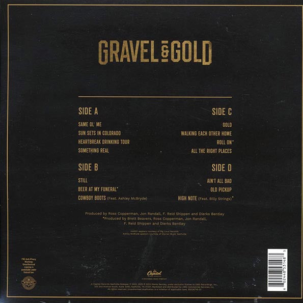 Dierks Bentley - Gravel & Gold (LP) - PureSound Records