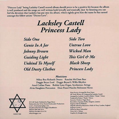 Lacksley Castell - Princess Lady (US press) (LP) - PureSound Records