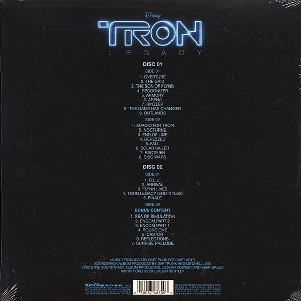 Daft Punk - Tron Legacy: Original Motion Picture Soundtrack (ltd. ed.) (2xLP) (LP) - PureSound Records