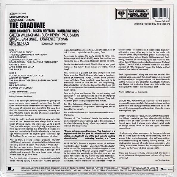 Simon & Garfunkel, Dave Grusin - The Graduate: The Original Sound Track Recording (LP)