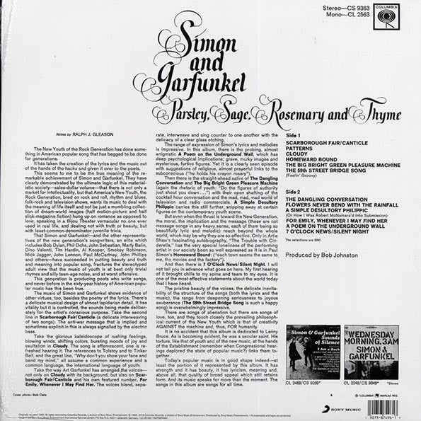 Simon & Garfunkel - Parsley, Sage, Rosemary And Thyme (LP)