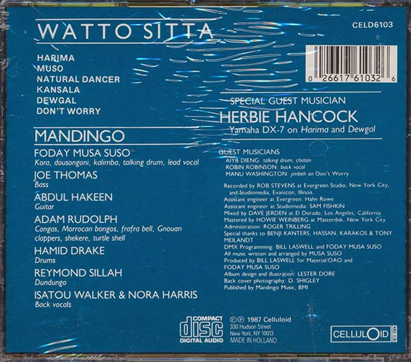 Mandingo, Foday Musa Suso - Watto Sitta (CD)