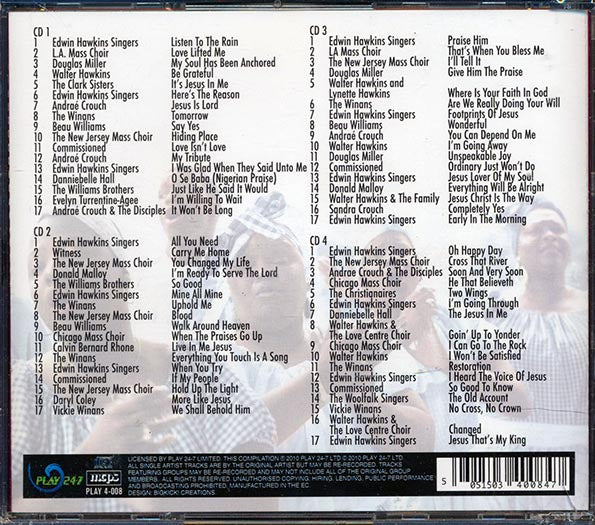 Edwin Hawkins Singers, LA Mass Choir, The Clark Sisters, Etc. - Oh Happy Gospel (68 tracks) (CD)