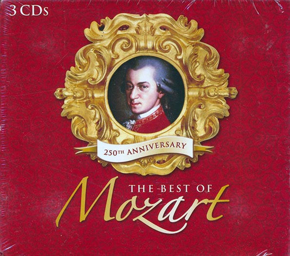 Slovak Philharmonic Orchestra, Stutgart Chamber Orchestra, Leningrad Soloists, Etc. - The Best Of Mozart: 250th Anniversary (31 tracks) (3xCD) (CD)