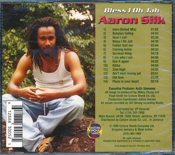 Aaron Silk - Bless I Oh Jah (CD)