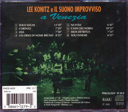 Lee Konitz E Il Suono Improvviso - Lee Konitz E Il Suono Improvviso A Venezia (CD)
