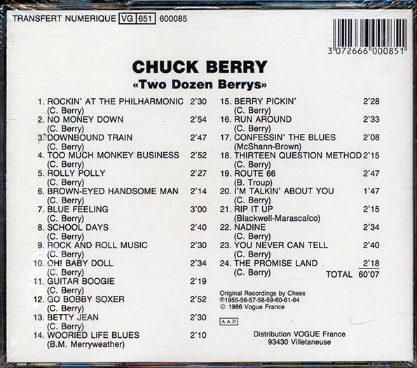 Chuck Berry - Two Dozen Berrys (CD)