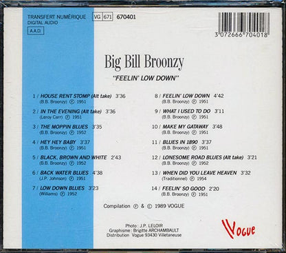Big Bill Broonzy - Feelin' Low Down: Living The Blues (CD)