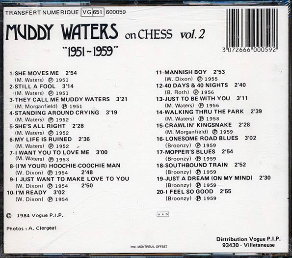 Muddy Waters - On Chess Volume 2: 1951-1959 (CD)