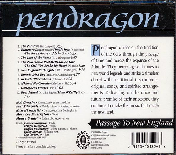 Pendragon - Passage To New England (CD)