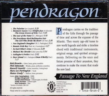 Pendragon - Passage To New England (CD)