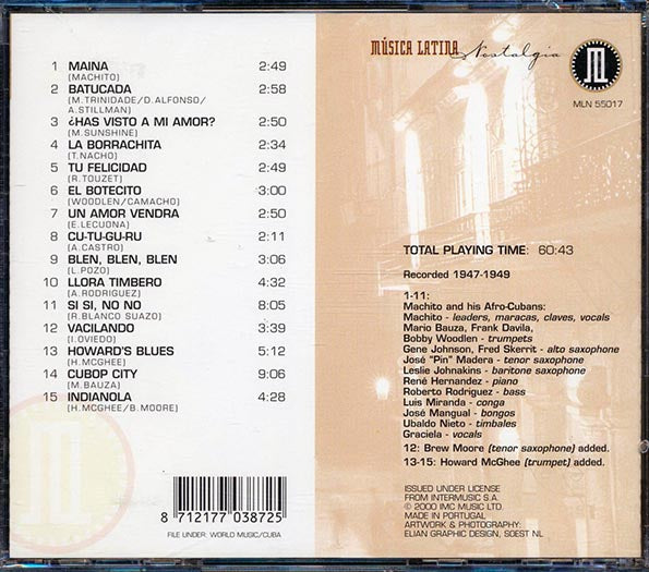 Machito & His Afro-Cubans - Blen, Blen, Blen (CD)