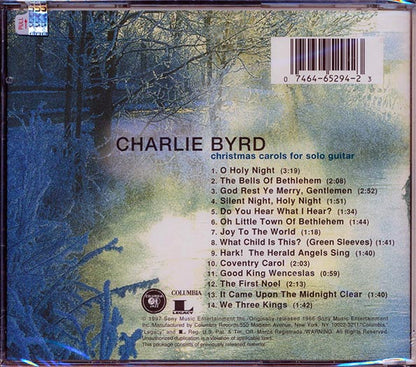 Charlie Byrd - Christmas Carols For Solo Guitar (CD)