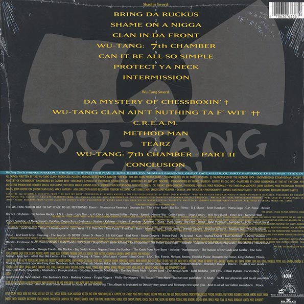 Wu-Tang Clan - Enter The Wu-Tang Clan: 36 Chambers (LP)