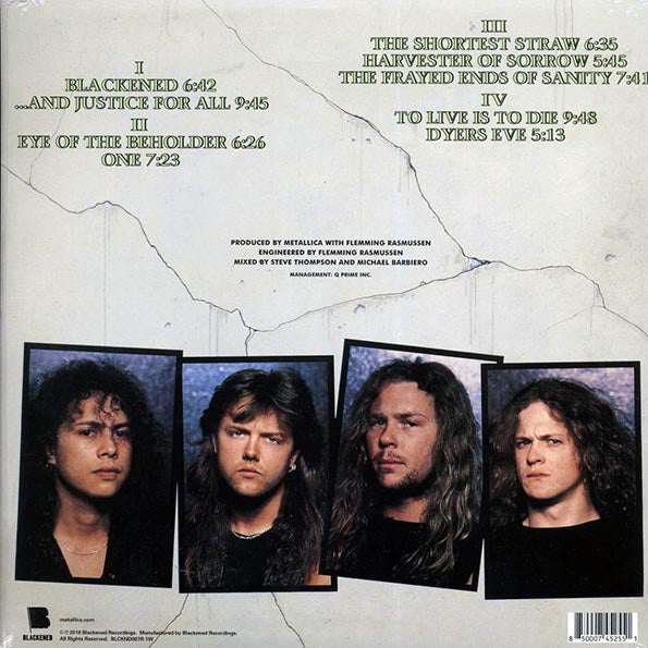 Metallica - And Justice For All (ltd. ed.) (2xLP) (180g) (green vinyl) (remastered) - PureSound Records
