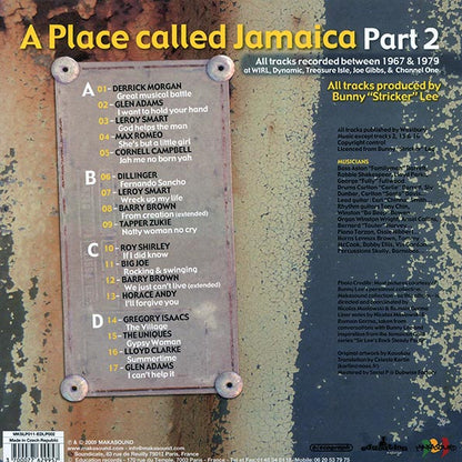 Barry Brown, Glen Adams, The Uniques, Lloyd Clarke, Etc. - A Place Called Jamaica Part 2: Bunny Lee Productions From 60's & 70's (LP)
