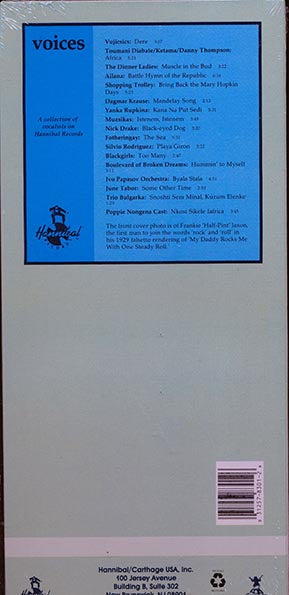 Nick Drake, Silvio Rodriguez, Dagmar Krause, Etc. - Voices: A Collection Of Vocalists On Hannibal Records (CD)