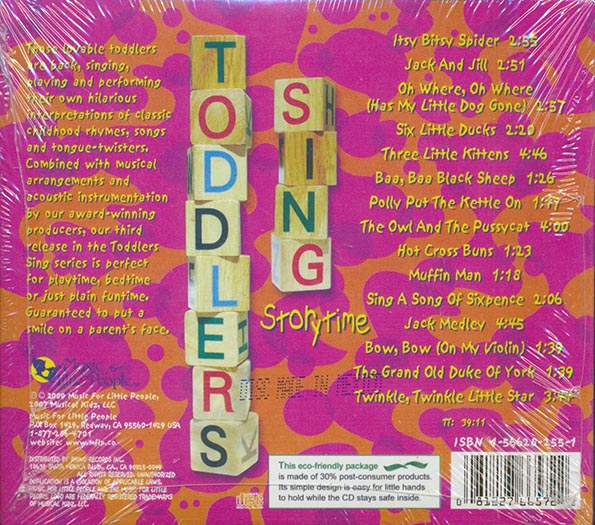 Music For Little People Choir - Toddlers Sing Storytime (CD)