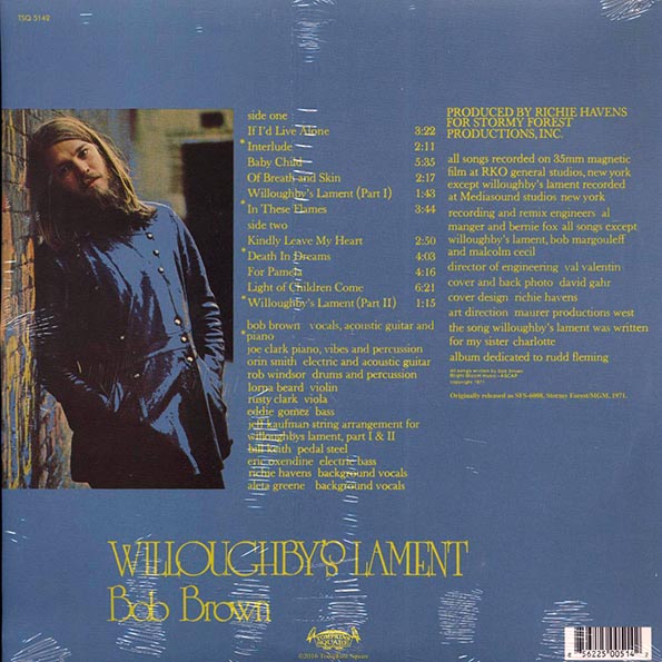 Bob Brown - Willoughby's Lament (LP) - PureSound Records