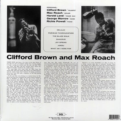 Clifford Brown, Max Roach - Clifford Brown & Max Roach (LP) - PureSound Records