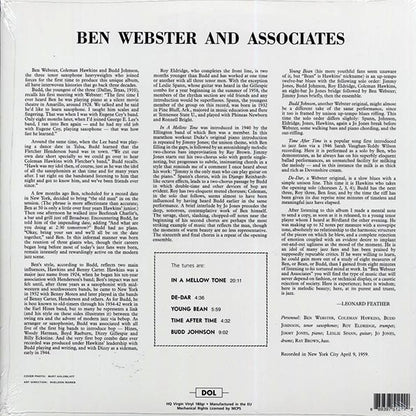 Ben Webster - Ben Webster & Associates (LP) - PureSound Records