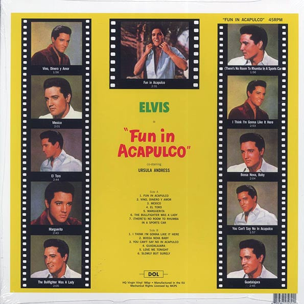 Elvis Presley - Fun In Acapulco (+2 bonus tracks) (LP) - PureSound Records