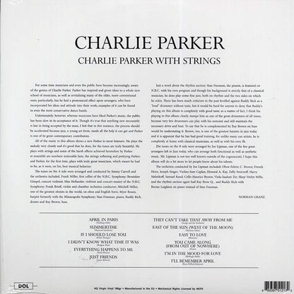Charlie Parker - Charlie Parker With Strings (LP) - PureSound Records