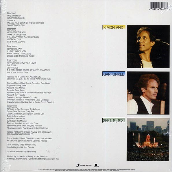 Simon & Garfunkel - The Concert In Central Park (2xLP) (180g) (LP)