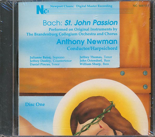The Brandenburg Collegium Orchestra And Chorus - St. John Passion Part 1 + Part 2 (CD)