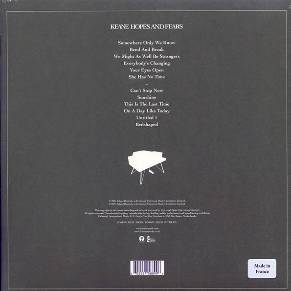 Keane - Hopes And Fears (LP) - PureSound Records