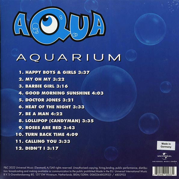 Aqua - Aquarium (25th Anniv. Ed.) (LP) - PureSound Records