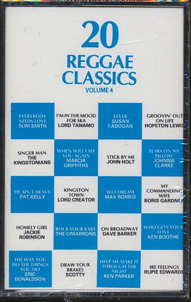 Ken Boothe, Lord Creator, The Kingstonians, Scotty, Eric Donaldson, Etc. - 20 Reggae Classics Volume 4 (TAPE) - PureSound Records