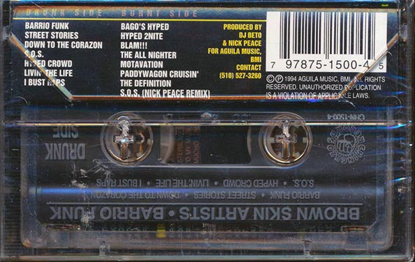 Brown Skin Artists - Barrio Funk (TAPE) - PureSound Records
