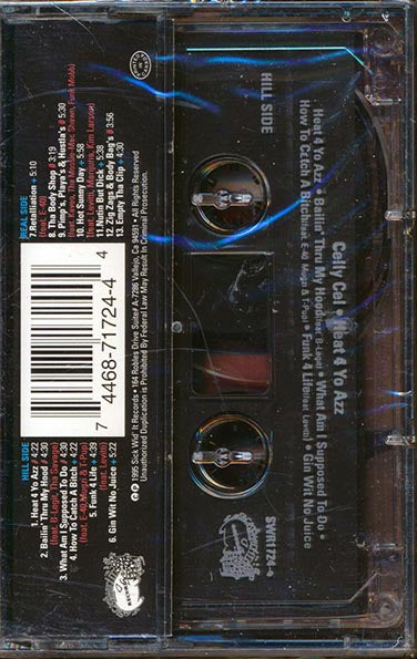 Celly Cel - Heat 4 Yo Azz (TAPE) - PureSound Records