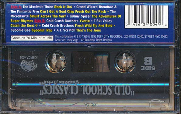 Maximus 3, Grand Wizard Theodore, Micronawts, Cold Crush Brothers, Etc. - Old School Classics (TAPE) - PureSound Records